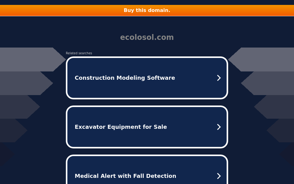 ecolosol.com/ screen capture