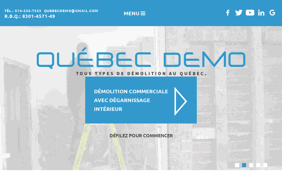 www.quebecdemo.com/ screen capture