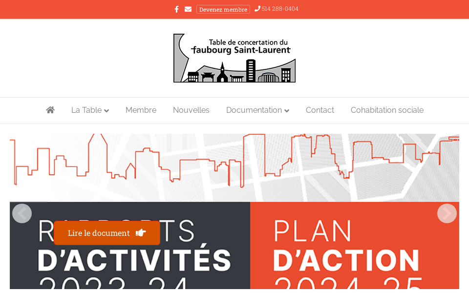 faubourgstlaurent.ca/ screen capture