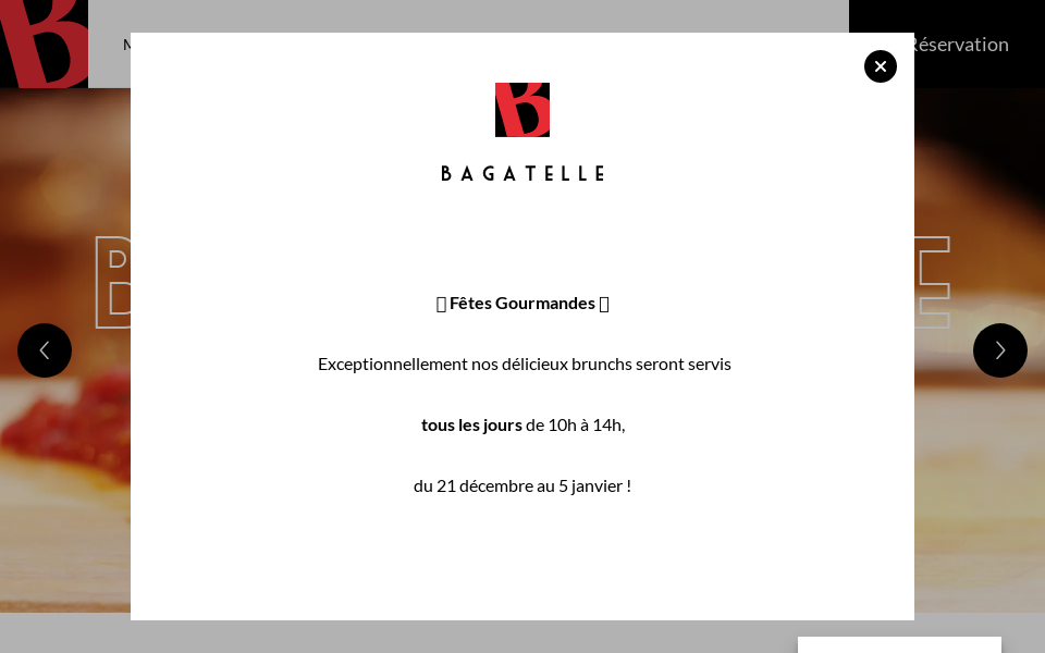 bagatellebistro.com/ screen capture