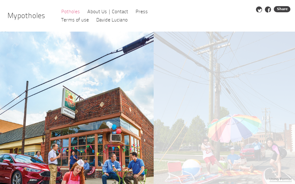 mypotholes.com/ screen capture