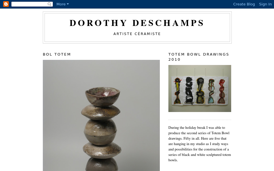 dorothydeschamps.blogspot.com/ screen capture