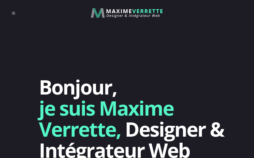 maximeverrette.com/ screen capture