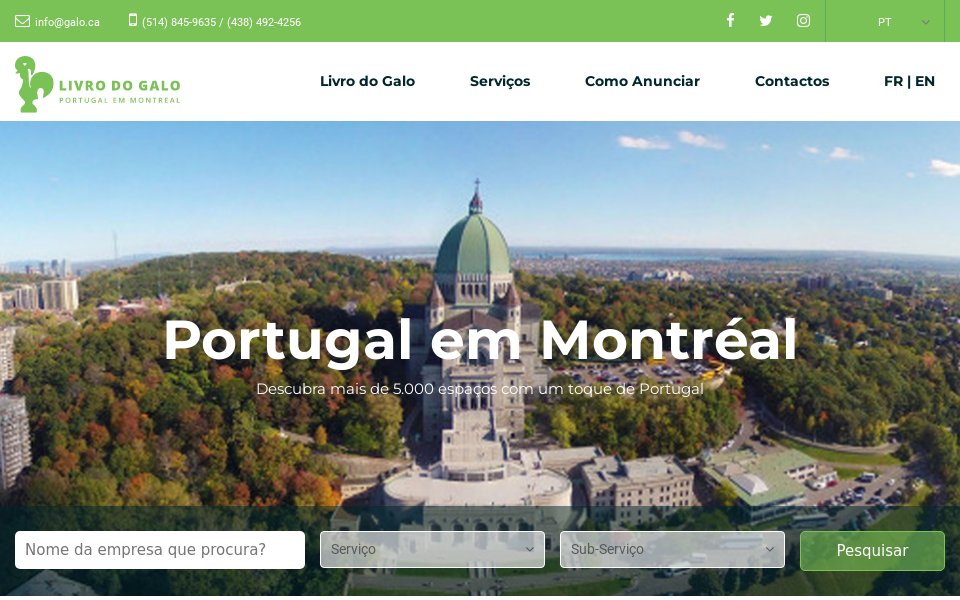 galo.ca/ screen capture