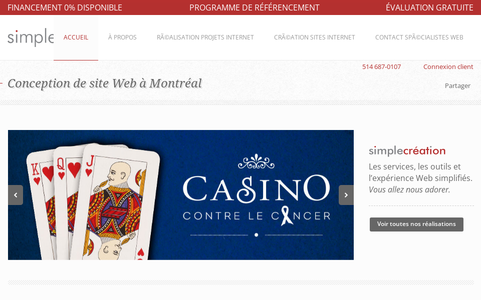 simplecreation.ca/ screen capture