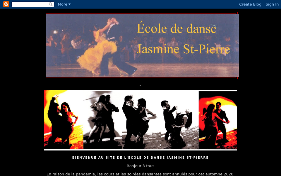 jasminestpierredanse.blogspot.com/ screen capture