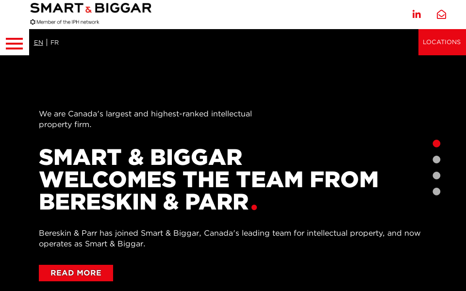 www.smartbiggar.ca/ screen capture