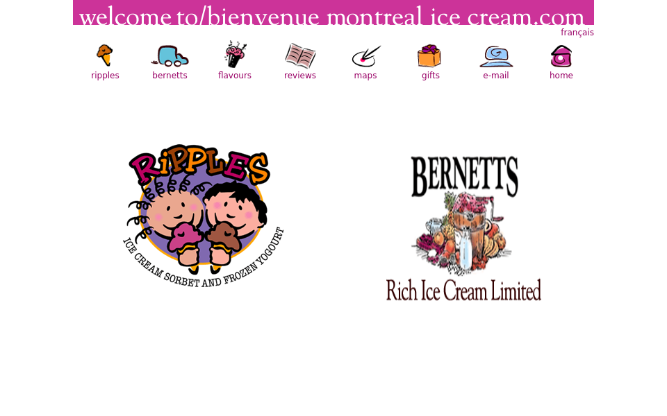 www.montrealicecream.com/ screen capture