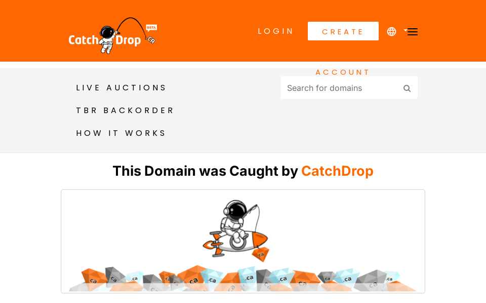 catchdrop.com/caught screen capture