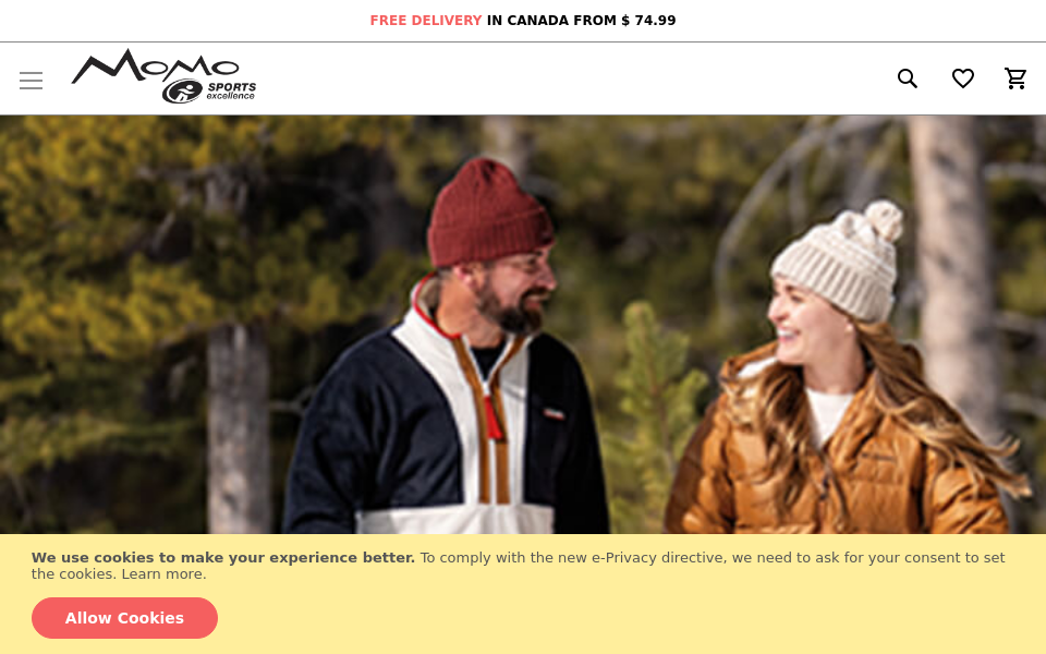 momosports.ca/ screen capture