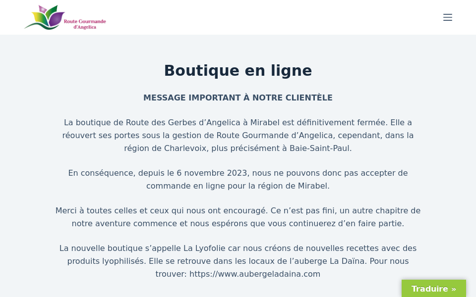 gerbesdangelica.com/ screen capture