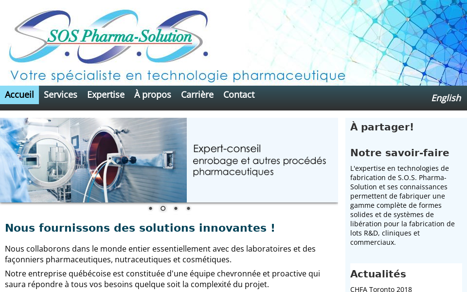 sospharmasolution.com/ screen capture