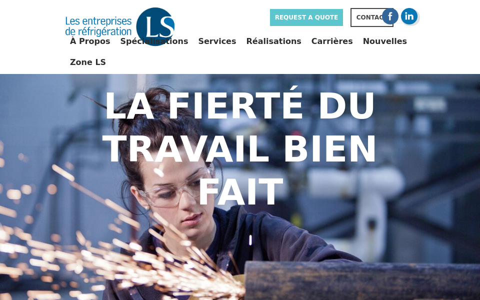entreprisesls.com/ screen capture