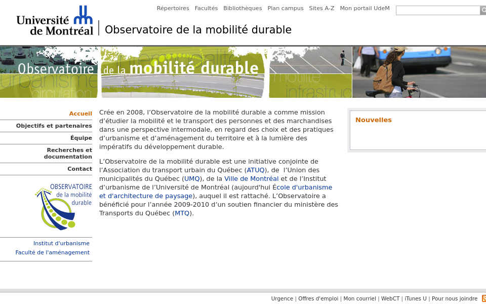 www.obsmobilitedurable.umontreal.ca/ screen capture