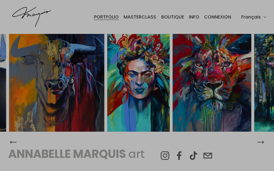 annabellemarquis.com screen capture