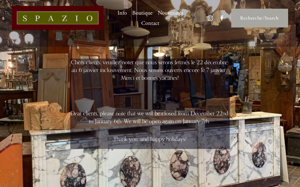 spazio.ca screen capture