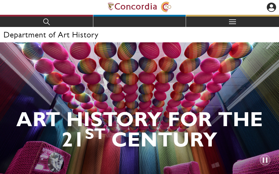 www.concordia.ca/finearts/art-history.html screen capture