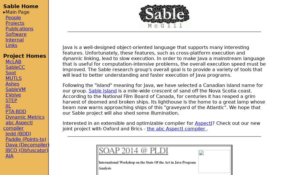 www.sable.mcgill.ca/ screen capture
