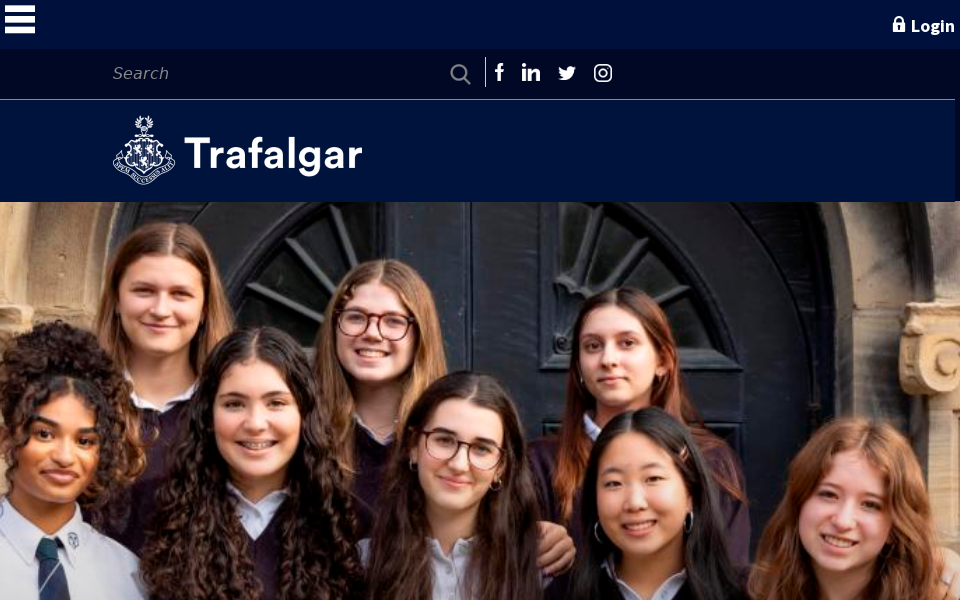 www.trafalgar.qc.ca/ screen capture