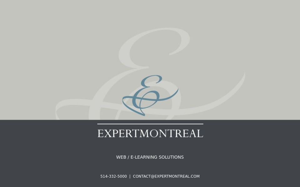 www.expertmontreal.com screen capture