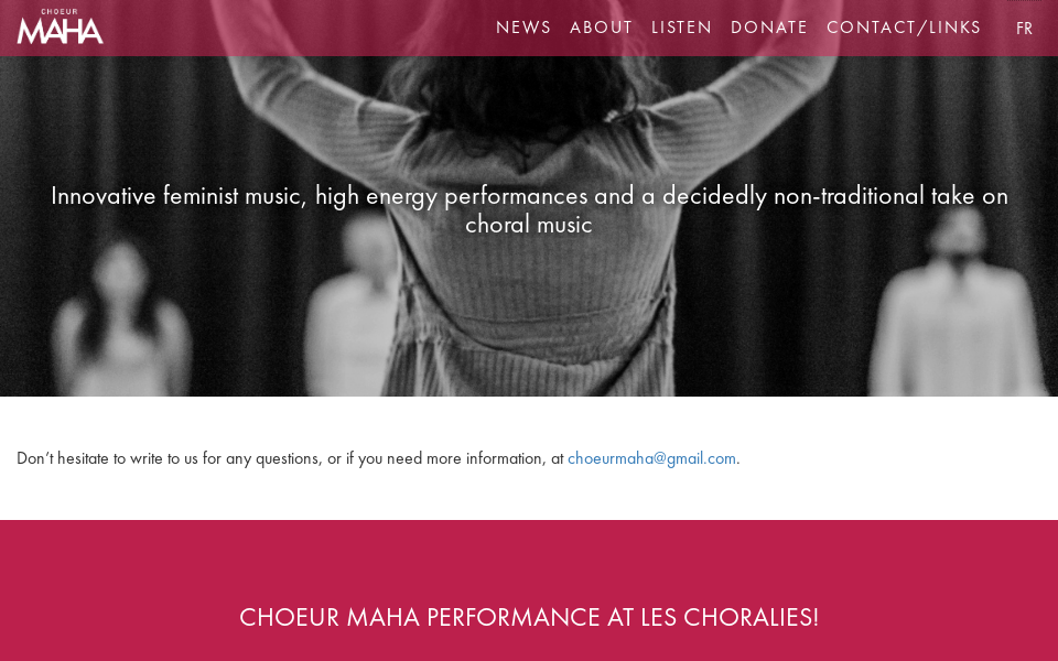 choeurmaha.org/ screen capture