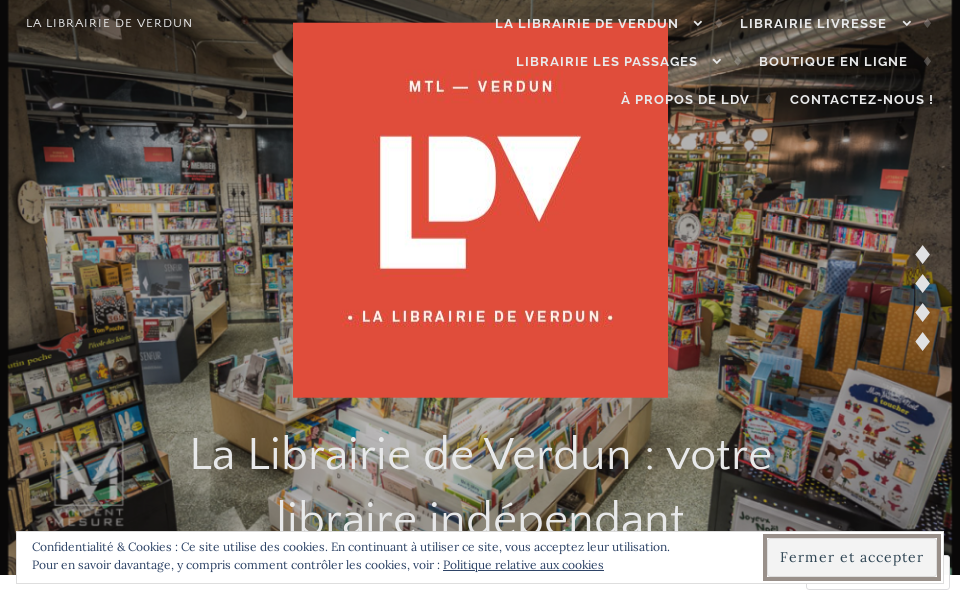 www.lalibrairiedeverdun.com/ screen capture