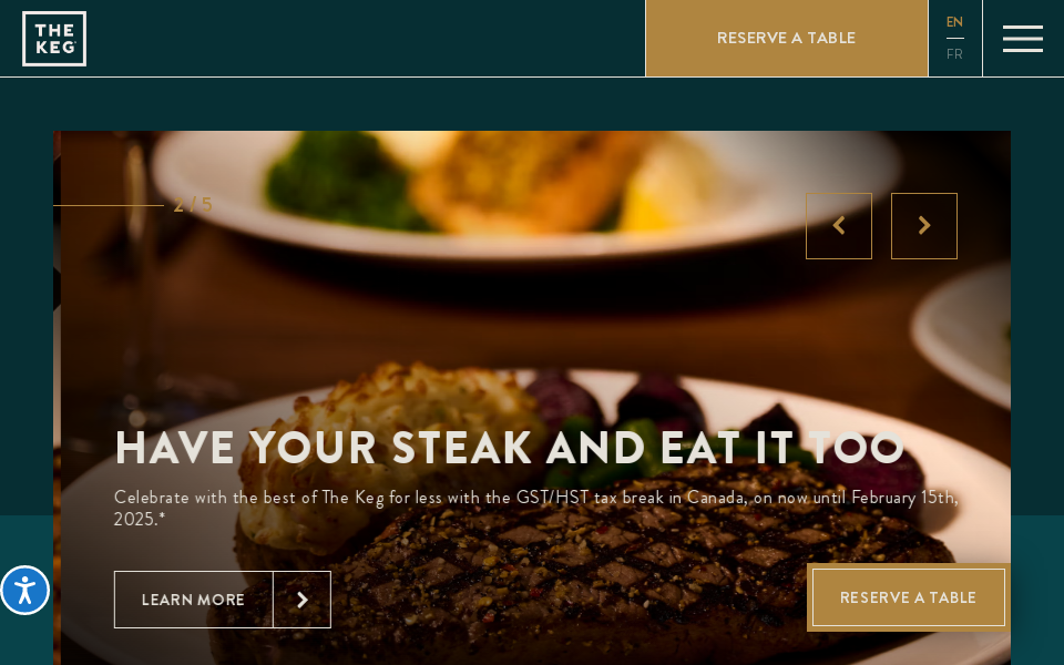 thekeg.com/ screen capture