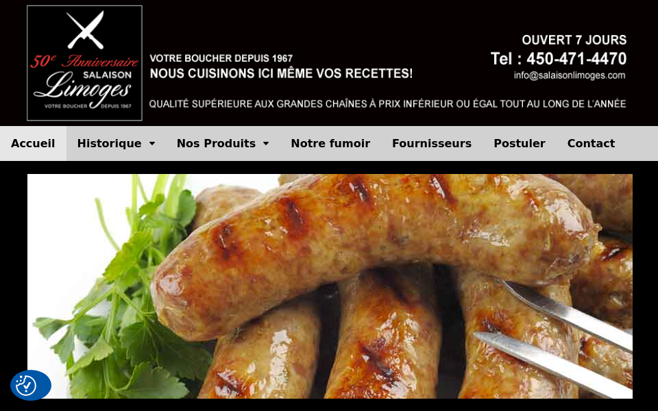 www.boucheriesalaisonlimoges.com/ screen capture