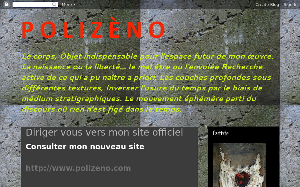 polizenocreation.blogspot.com/ screen capture