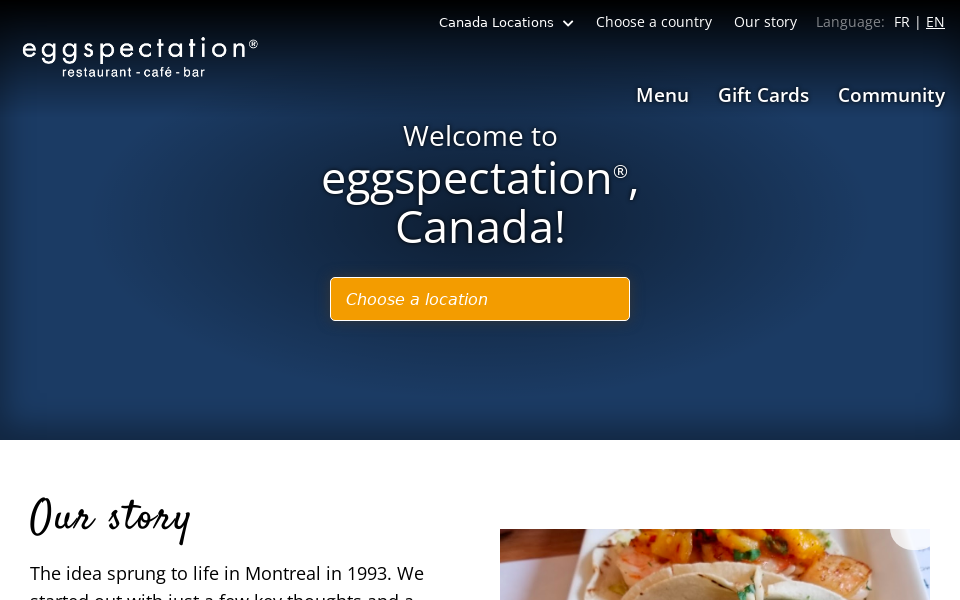 www.eggspectation.ca/ screen capture