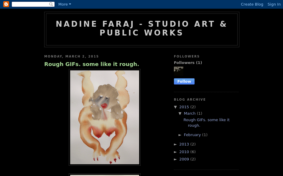 nadinefaraj.blogspot.com/ screen capture