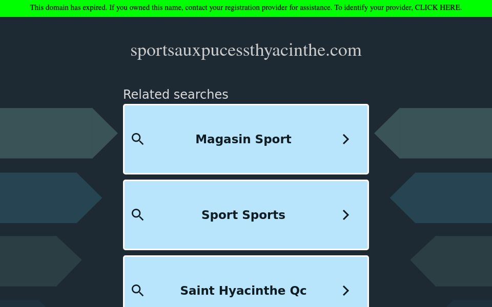 www.sportsauxpucessthyacinthe.com/ screen capture