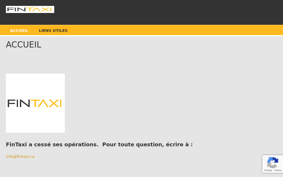 fintaxi.ca/ screen capture