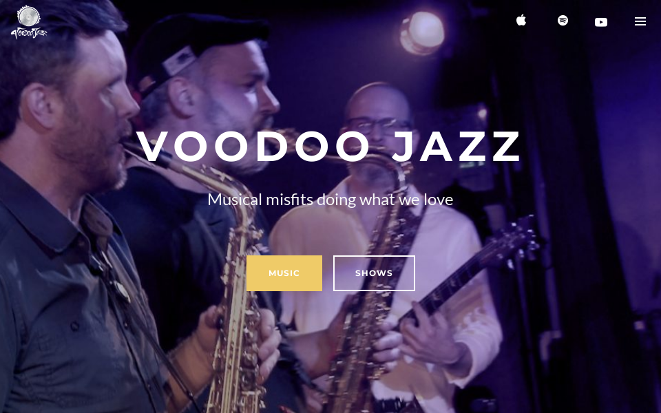 www.voodoojazz.ca/ screen capture