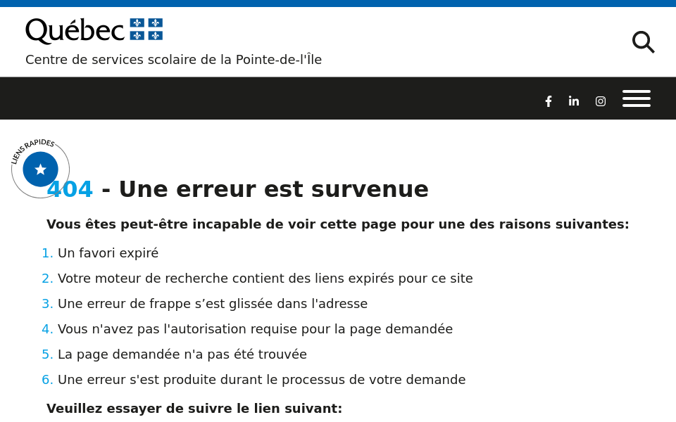 csspi.gouv.qc.ca/nd/ screen capture
