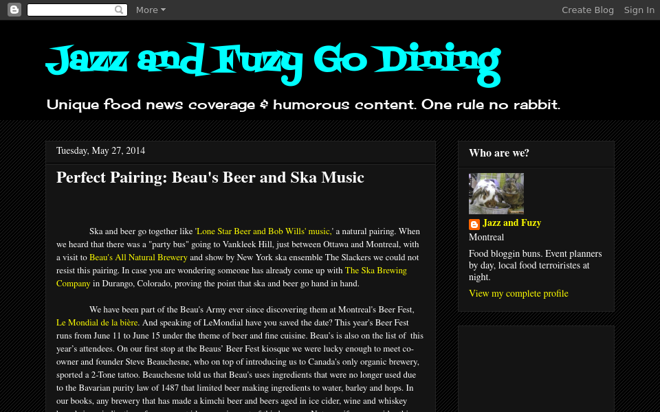 jazznfuzygodining.blogspot.com/ screen capture