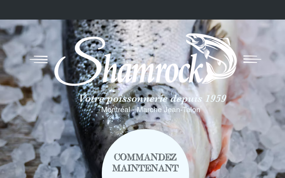www.shamrockpoissonnerie.ca/ screen capture