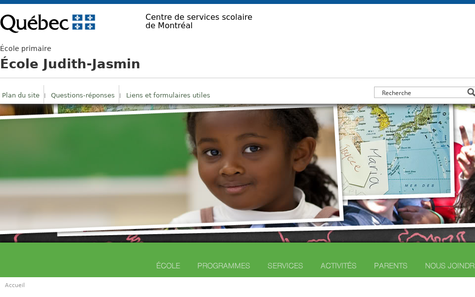 judith-jasmin.csdm.ca/ screen capture