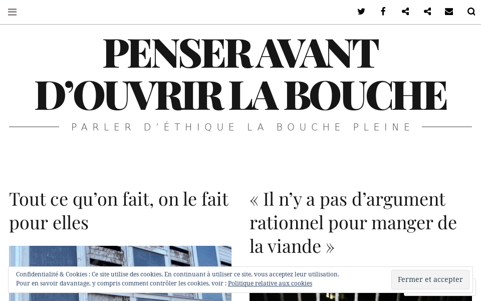 penseravantdouvrirlabouche.com/ screen capture