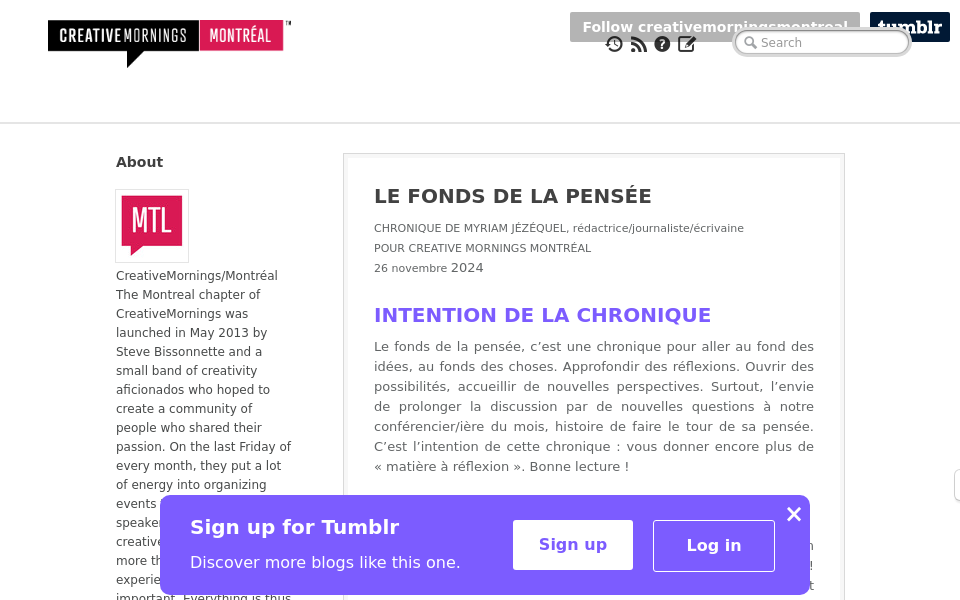 creativemorningsmontreal.tumblr.com/ screen capture