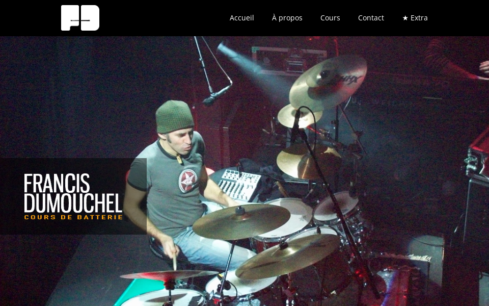 francisdumouchel.ca/ screen capture