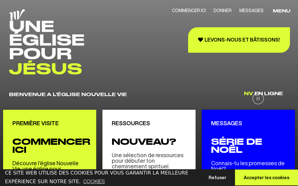 nouvellevie.com/ screen capture