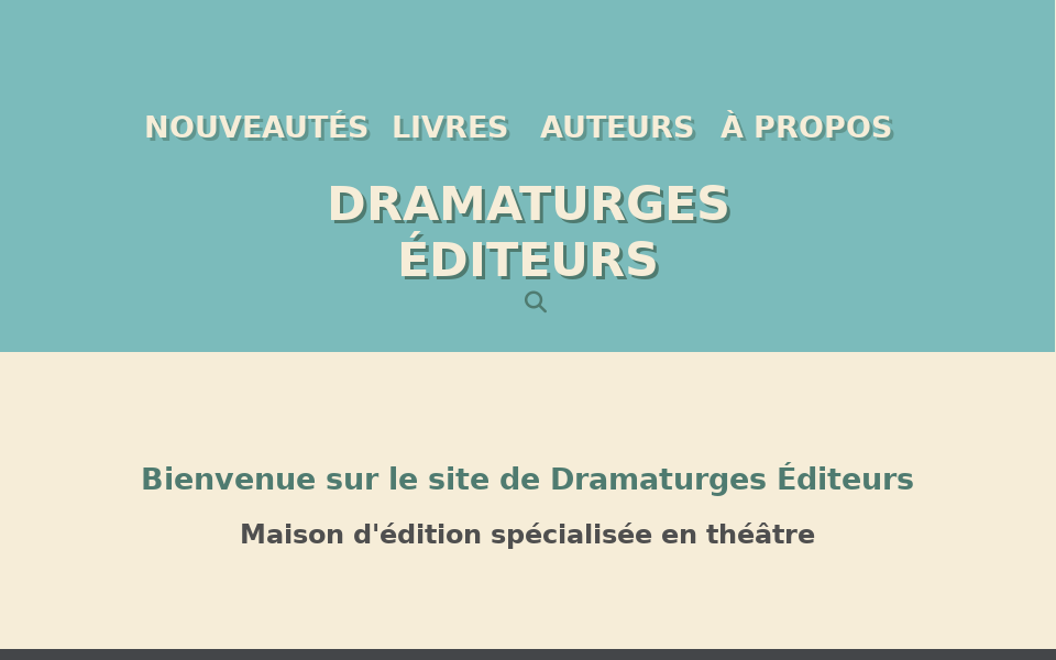 dramaturges.com/ screen capture