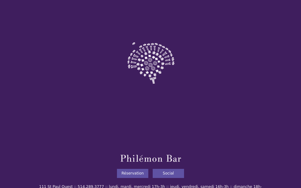philemonbar.com/ screen capture