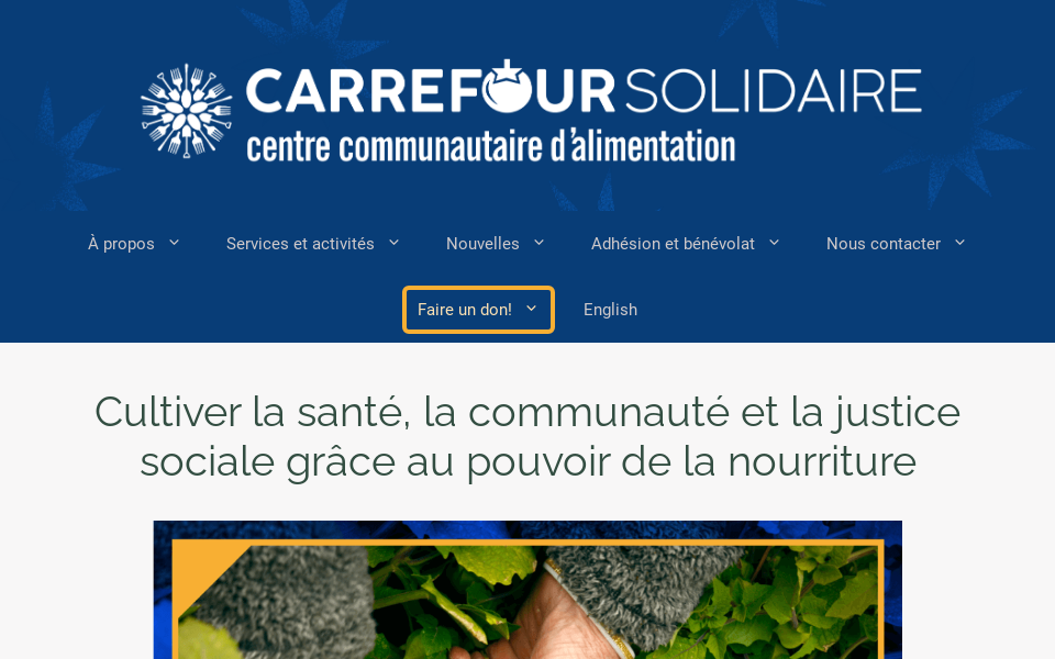 carrefoursolidaire.org/ screen capture