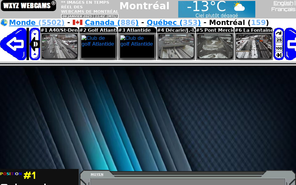 wxyzwebcams.com/fr/canada/quebec/montreal/ screen capture
