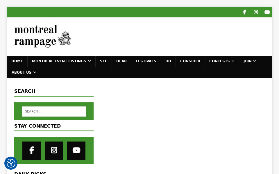 montrealrampage.com screen capture