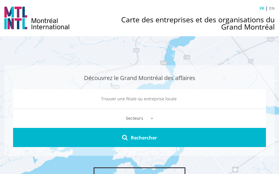 carte-des-entreprises.montrealinternational.com/ screen capture