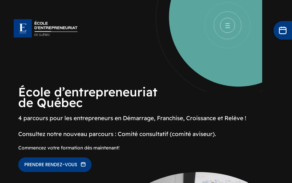 ecoleentrepreneuriat.com/ screen capture