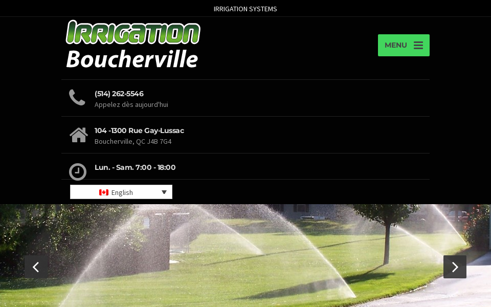 irrigationboucherville.com screen capture